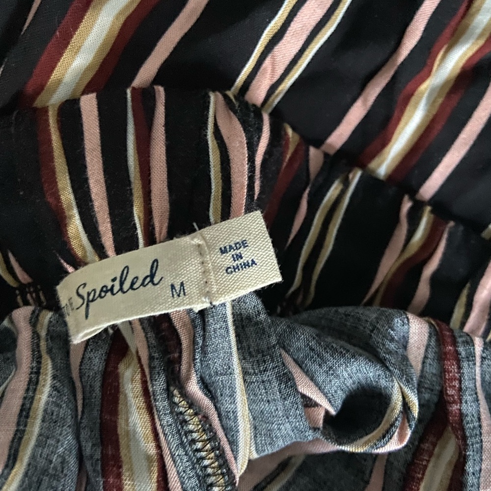 Multicolor Striped Matching Set - Picture 6 of 6